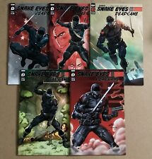 Snake Eyes Deadgame #1 & 2 A & B + #1 2nd Print IDW Rob Liefeld 5 Book Lot picture