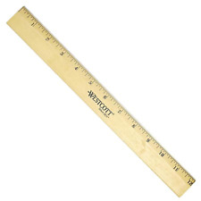  Beveled Edge Wooden Ruler 12 Inch wooden westcott picture
