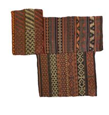 3 Beautiful 19th Cent Persian Wool Woven Kilim Fabrics 1604 picture