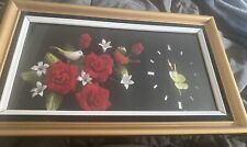 Vintage Butterfly Rose Clock Works picture