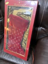 Waterford Holiday Heirlooms Limited Edition Vintage Quilted Christmas Stocking picture