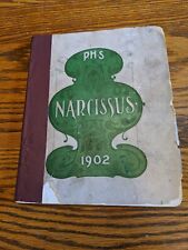 RARE 1902 PERU,INDIANA HIGH SCHOOL YEARBOOK ADVERTISING SPORTS ANTIQUE PHOTO VTG picture