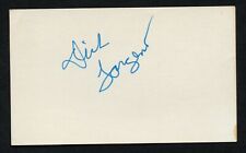 Dick Sargent d1994 signed autograph Vintage 3x5 card Actor Bewitched BAS Cert picture