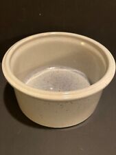 Vintage Grey Blue Speckled Stoneware Crock 3.5  by 6.25  picture