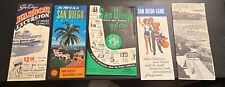 Vintage San Diego Travel Brochures and Booklets 1950s Modern Era  picture