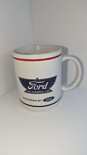 Ford Motor Co Powered by Ford Blue Wing Emblem Coffee Cup picture