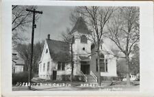 Henry Illinois Presbyterian Church Vintage RPPC Real Photo Postcard c1950 picture
