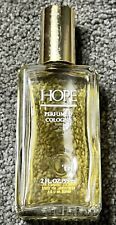 Vintage Hope by Frances Denney 2 Fl Oz/59ml Cologne 90% Full Splash Bottle RARE picture