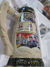 Anheuser Busch's 20th Century In Review CS383 Lidded Stein 1960-79 picture