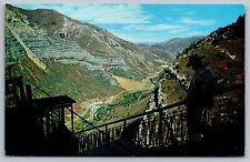 Provo Canyon Utah Ut The Sky Ride Bridal Veil Mountain Roger B Colton Postcard picture