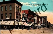1919 AURORA IL, Corner of Fox St. & Broadway, 