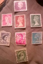 Queen Elizabeth Stamps Lot Of 8  picture