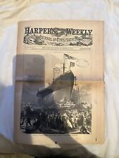Vintage Harper's Weekly Cover,Saturday November 24, 1866 picture