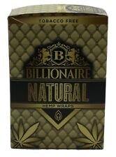 BILLIONAIRE HEMP ROLLING PAPERS FULL BOX (25 PACKS 50 TOTAL) NATURAL picture