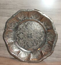 Vintage floral metal footed bowl picture