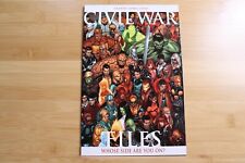Marvel Civil War Files #1 Who’s Side Are You On? NM - 2006 picture