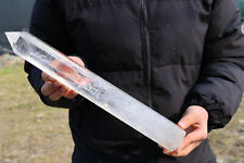 3.65LB Natural Clear Quartz Obelisk Crystal Tower Point Wand Reiki Healing picture