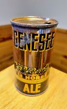 Super Shiny Genesee 12 Horse Ale O/I Flat Top Beer Can.  Nice Except... picture