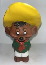 VTG Speedy Gonzales 5” Plastic Figure Doll Warner Bros Made In Hong Kong picture