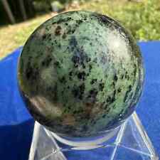 270g Natural Ruby Zoisite Quartz Sphere Crystal polished Ball Energy Healing picture