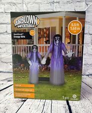 Gemmy RARE Halloween 5.5 ft Short Circuit Creepy Girls Inflatable Airblown NIB picture