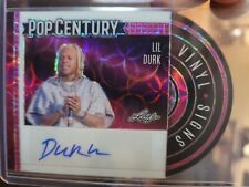 2024 Leaf Pop Century - Lil Durk - Vinyl Signs Pink Auto #d 6/7 picture