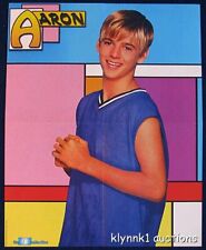 Aaron Carter 2 POSTERS Centerfolds Lot 761A Dream & Edens Crush on the back picture