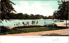 1908, Wading Pool, Humboldt Park, BUFFALO, New York Postcard picture