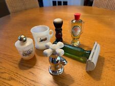 VTG Lot of Avon After Shave Bottles Glass Greatest Dad RAZOR H Faucet BRUSH + picture