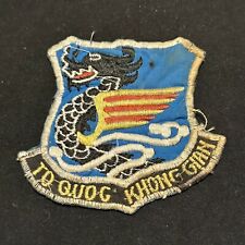 Vietnam War Original ARVN Air Force To Quoc Khong Gian Patch Theatre Made picture