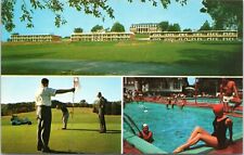 Multiview Ingleside Motel,  Staunton, Virginia - Chrome Postcard - Pool, Golf picture