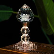 LED Crystal Lotus Lamp – USB Powered Gradient Buddha Light for Worship, Praye... picture