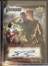 2020 Avengers Endgame Marvel The Movie Autograph Josh Brolin as Thanos Auto picture