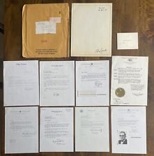 Lot Of Vintage United Nations, Senate, Political TYPED LETTER SIGNED AUTOGRAPHS picture