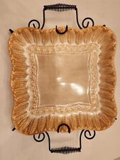 Beige 12x12x2  12 Serving Platter With Locking Tray picture