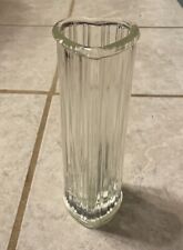 Vintage 1982 FTD Glass Heart Shaped Flower Vase, Romance, Great Gift picture