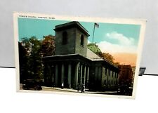 Vintage c 1920s Kings Chapel Boston Massachusetts Post Card picture