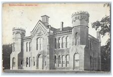 c1910 Exterior View Brookston Academy Building Brookston Indiana Posted Postcard picture