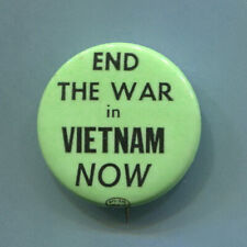 1965  End the War in Vietnam  Now  Oct. 16th Parade  Peace  Cause  Protest  PIN picture