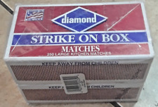 2 boxes, 250 per box, Vintage Diamond Strike on box Matches sealed picture