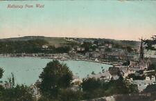 RARE 1914 Antique Rothesay from West POSTCARD - message mentions 