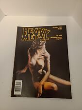 VTG Heavy Metal Magazine Vol 6 #7 October 1982 Scary Dreams Poe FN+ Est. 1977 picture