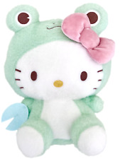 Sanrio Hello Kitty Frog Kigurumi Green Fluffy 11
