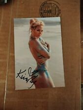 Playmate Kindly Myers Autographed 4x6 Photo Playboy picture