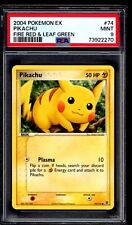 PSA 9 Pikachu 2004 Pokemon Card 74/112 EX Fire Red & Leaf Green picture