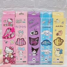 Sanrio Kawaii 60 Pencils Sets Hello Kitty/Kuromi/My Melody/Cinnamoroll/Pompom picture