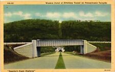 Vintage Postcard- Western Portal of Kittatinny Tunnel, PA Early 1900s picture