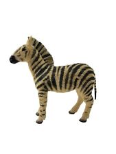 Vintage Large Hand Made African Zebra Animal Figure Statue  picture