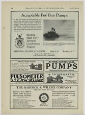 1926 Sterling Engine Ad: Vulcan Fire Boat Picture - Norfolk Virginia Fire Dept. picture