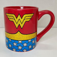 WONDER WOMAN Logo DC COMICS Super Hero Mug Coffee Cup 14oz picture